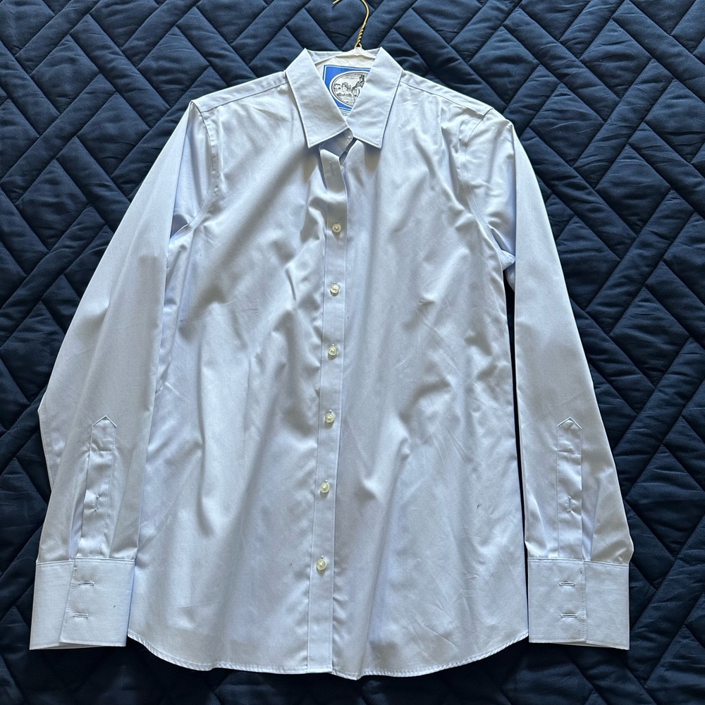Lands' End Light Blue Women’s Dress Shirt